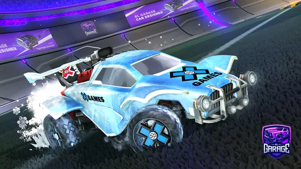 A Rocket League car design from Road_to_black_standard