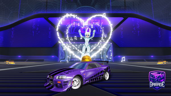 A Rocket League car design from Rabeah_14