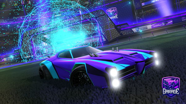 A Rocket League car design from before