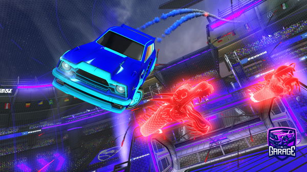 A Rocket League car design from REzoRTX