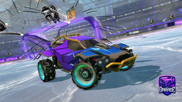 A Rocket League car design from UncleGary22