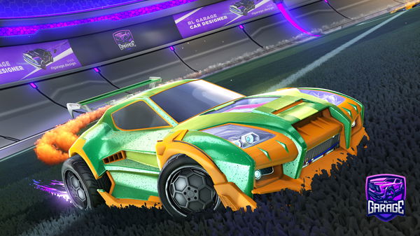 A Rocket League car design from DrachenkerlDK