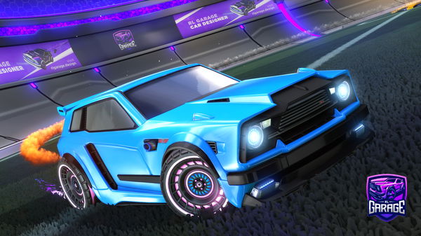 A Rocket League car design from kiwui_o