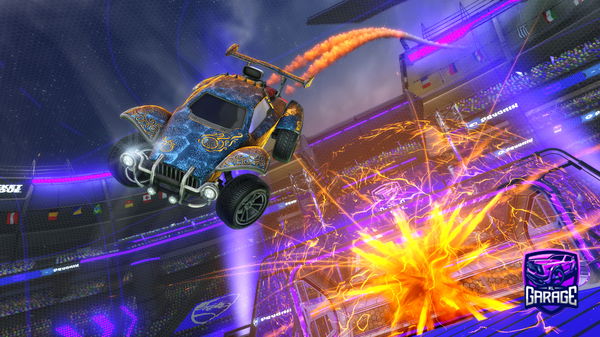 A Rocket League car design from zamu_20