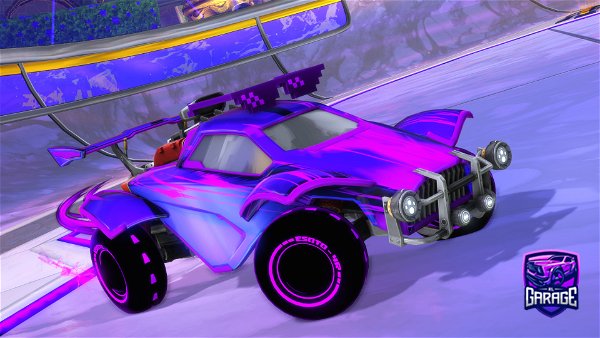 A Rocket League car design from Purply10