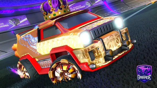 A Rocket League car design from Elr0nd