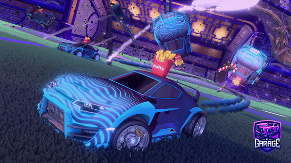 A Rocket League car design from Roy038