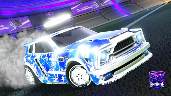 A Rocket League car design from Raprukainen