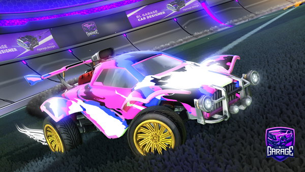 A Rocket League car design from trxntez