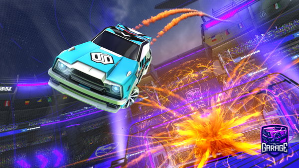 A Rocket League car design from vxry_