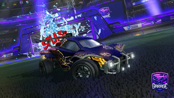 A Rocket League car design from nowkii