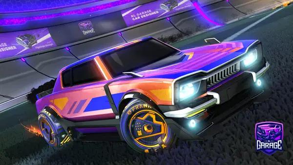 A Rocket League car design from Synxty