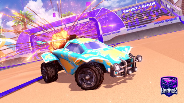 A Rocket League car design from RemoteBug-RL