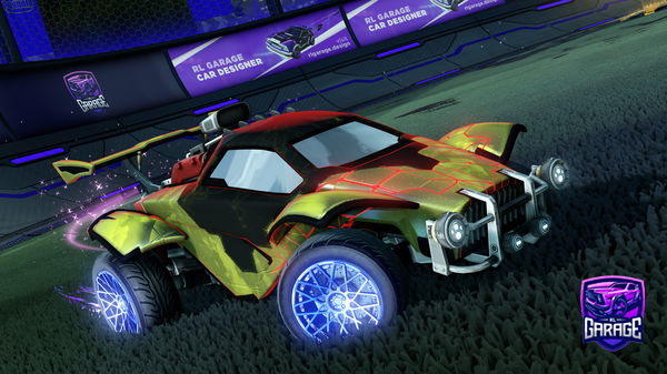 A Rocket League car design from Verrkami