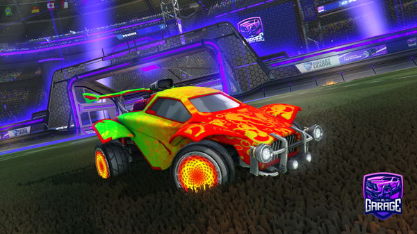 A Rocket League car design from Mattie01