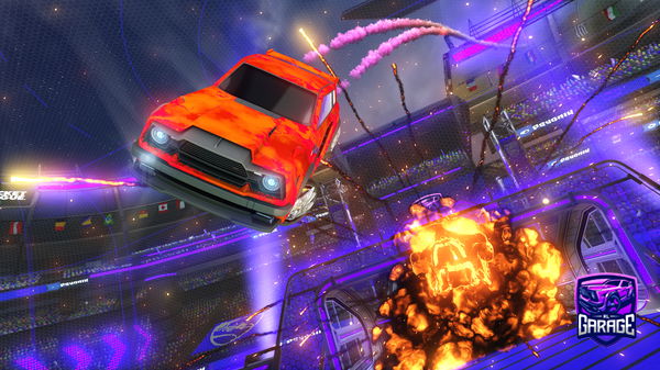 A Rocket League car design from NlKSU