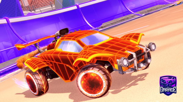 A Rocket League car design from senseiajay