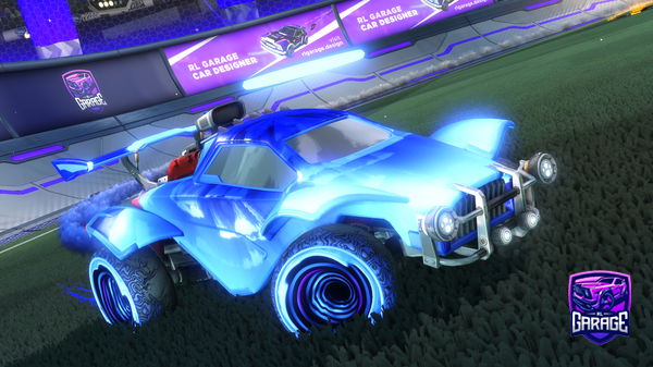 A Rocket League car design from Fentonfox