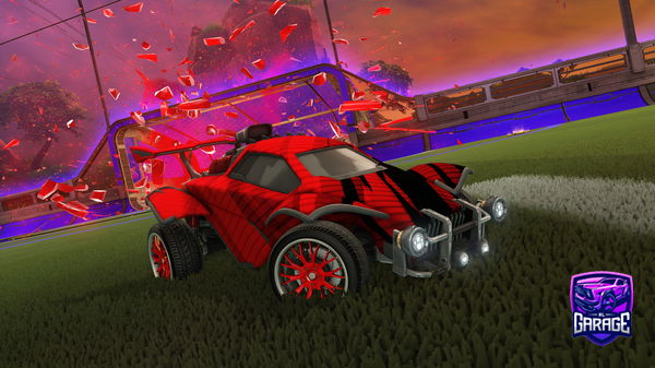 A Rocket League car design from Spider_Nouk