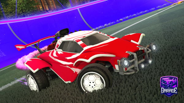 A Rocket League car design from SunkRL