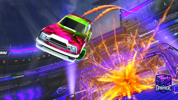 A Rocket League car design from yetya