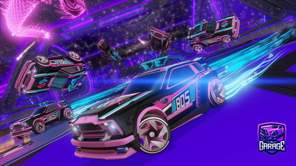 A Rocket League car design from BL4K3Y3