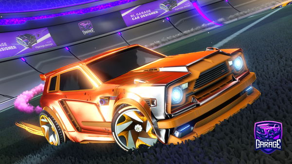 A Rocket League car design from Mayzox