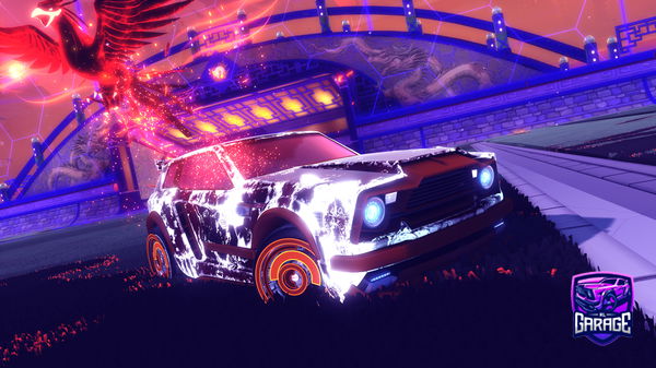 A Rocket League car design from Mustang_1500