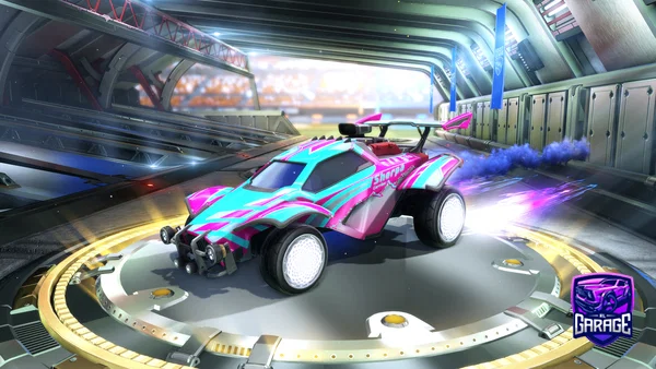 A Rocket League car design from Spidrz