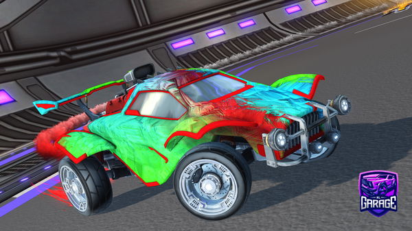 A Rocket League car design from Mossye