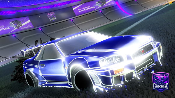 A Rocket League car design from Bcracked1