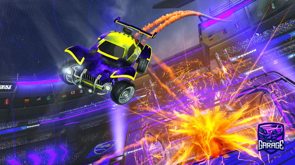 A Rocket League car design from PatrickH160