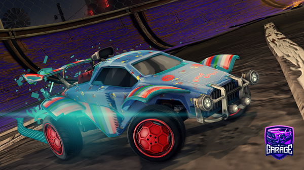 A Rocket League car design from Vesuff