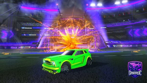 A Rocket League car design from Duovaras