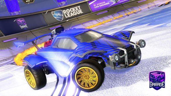 A Rocket League car design from xbxcontroller