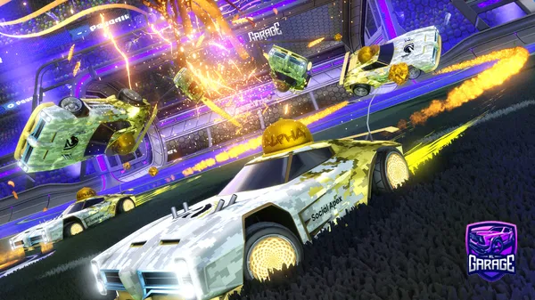 A Rocket League car design from TTimer