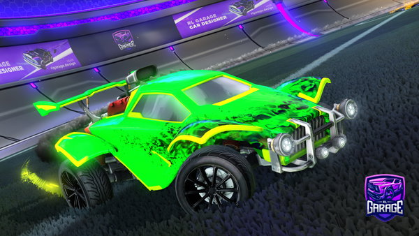 A Rocket League car design from Dexinot