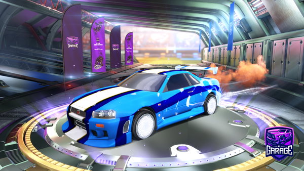A Rocket League car design from ElPititumaxiom