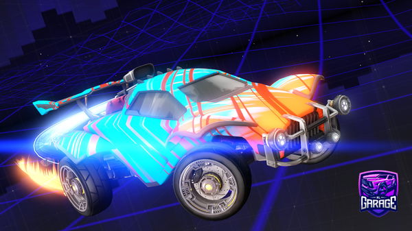 A Rocket League car design from Trilliminium