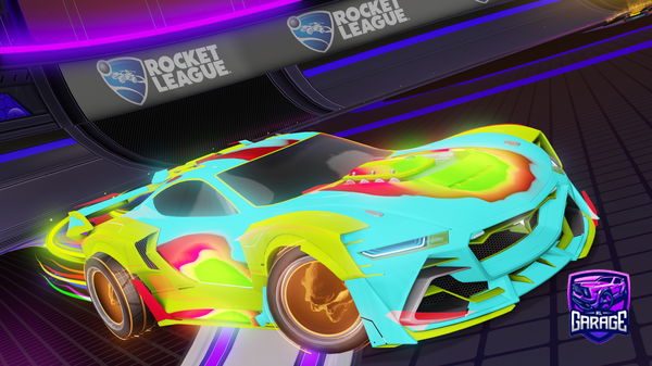 A Rocket League car design from Noahtorres