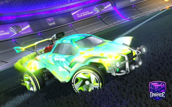 A Rocket League car design from doctorxboxlive