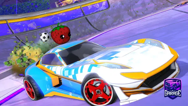 A Rocket League car design from Corcking123