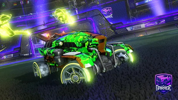 A Rocket League car design from ToxicWaffle39