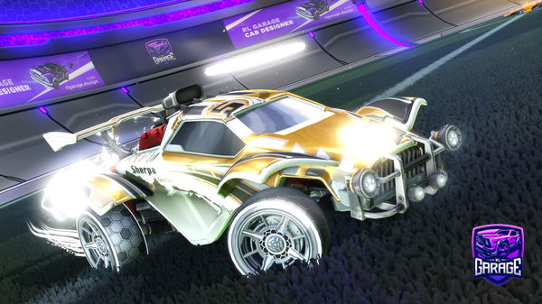 A Rocket League car design from Sharp_Eyed