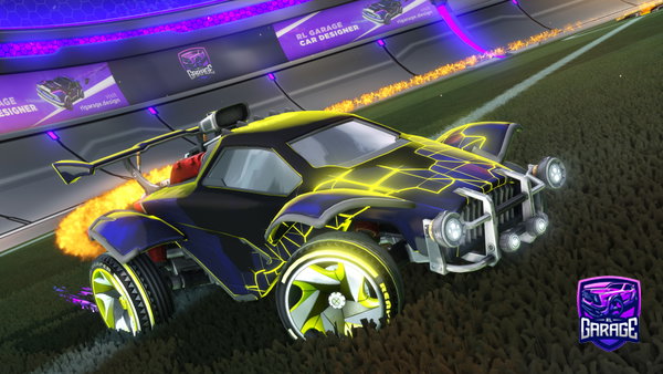 A Rocket League car design from valkyraeRL