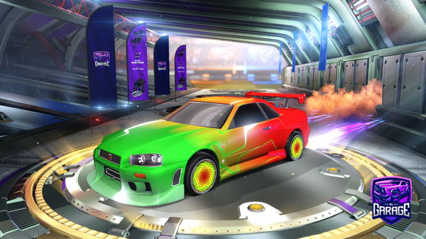 A Rocket League car design from Pizza07