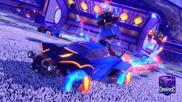 A Rocket League car design from Fenchelltee