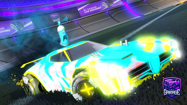 A Rocket League car design from pickuplord