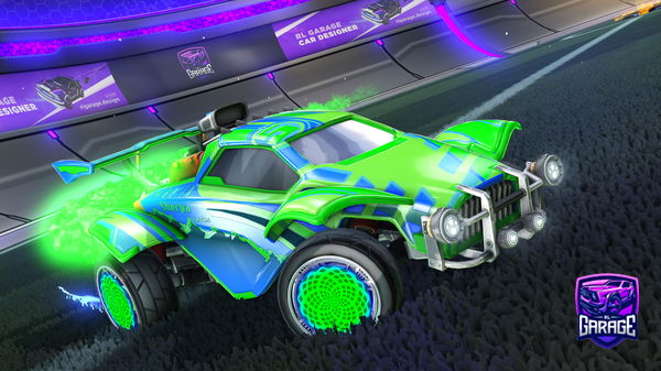 A Rocket League car design from LyteCoop