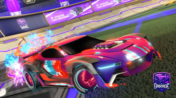 A Rocket League car design from Treble